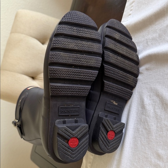 Hunter Original Short Waterproof Rain Boot dark purple size 8 - Picture 5 of 7